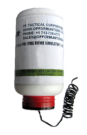 The PR-Pyro Fire Bomb Simulator is available in small, medium and large sizes for varying degrees of fiery explosion.
